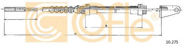 COFLE 10275 Трос, управління зчепленням