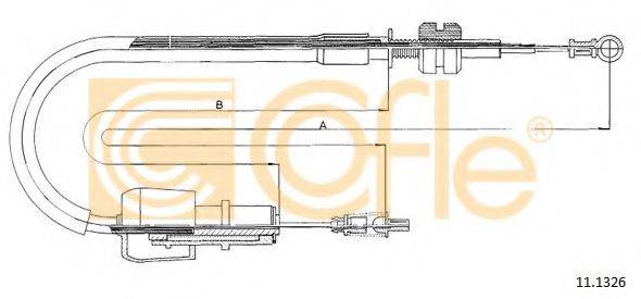 COFLE 111326 Тросик газу