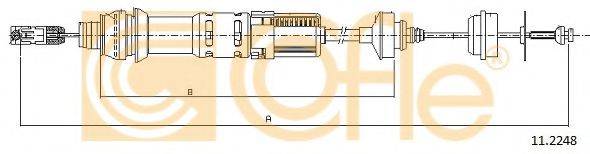 COFLE 112248 Трос, управління зчепленням