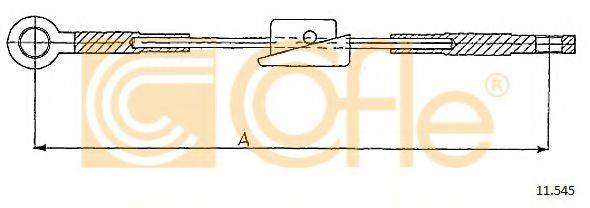 COFLE 11545 Трос, стоянкова гальмівна система