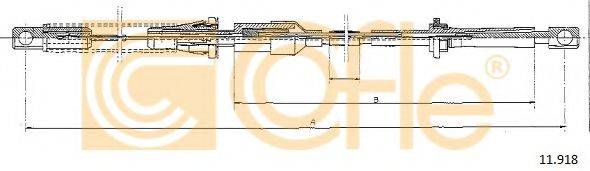 COFLE 11918 Тросик газу