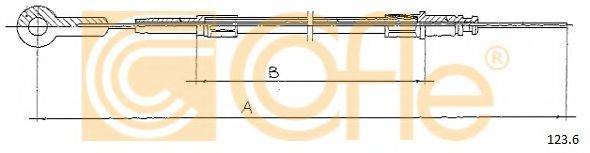 COFLE 1236 Тросик газу