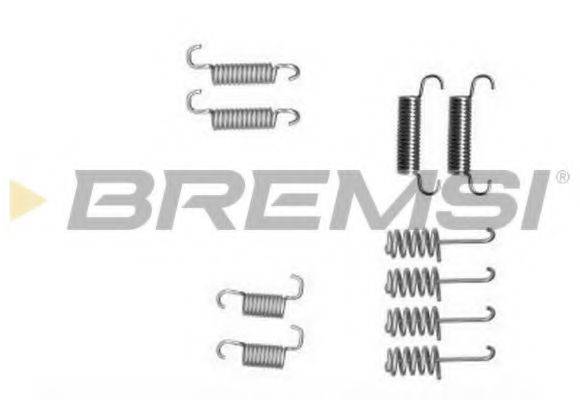 BREMSI SK0004 Комплектуючі, гальмівна колодка