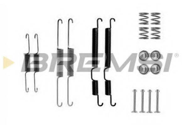 BREMSI SK0009 Комплектуючі, гальмівна колодка