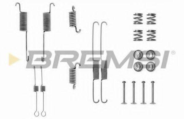 BREMSI SK0615 Комплектуючі, гальмівна колодка