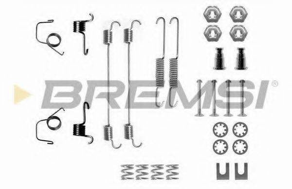 BREMSI SK0617 Комплектуючі, гальмівна колодка