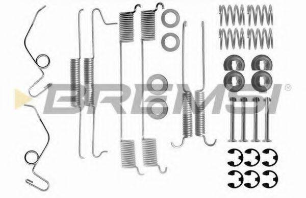 BREMSI SK0625 Комплектуючі, гальмівна колодка