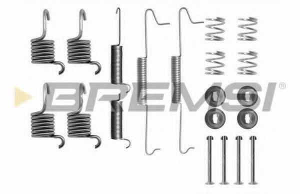 BREMSI SK0649 Комплектуючі, гальмівна колодка