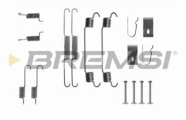 BREMSI SK0675 Комплектуючі, гальмівна колодка