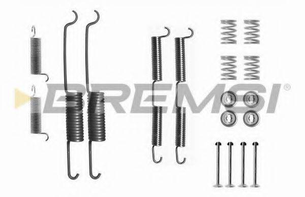 BREMSI SK0687 Комплектуючі, гальмівна колодка