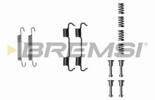 BREMSI SK0801 Комплектуючі, гальмівна колодка