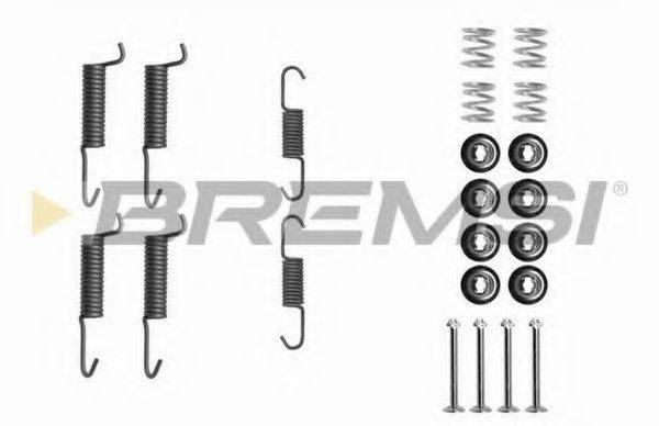 BREMSI SK0821 Комплектуючі, гальмівна колодка