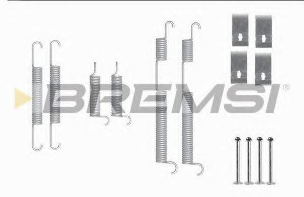 BREMSI SK0844 Комплектуючі, гальмівна колодка