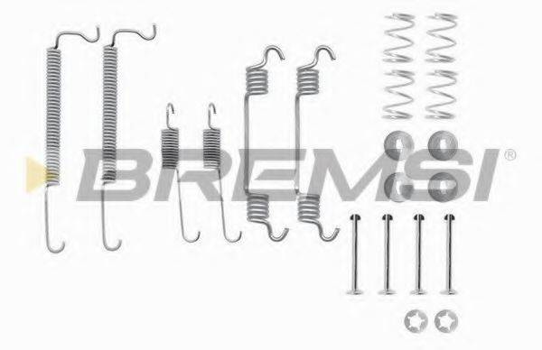 BREMSI SK0849 Комплектуючі, гальмівна колодка