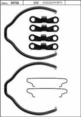BSF 00702 Комплектуючі, стоянкова гальмівна система