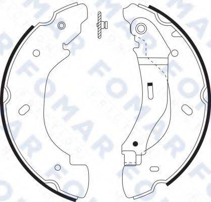 FOMAR FRICTION FO9064 Комплект гальмівних колодок