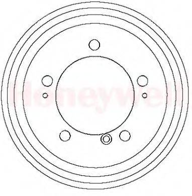 BENDIX 329244B Гальмівний барабан