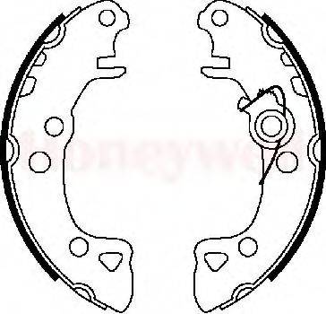 BENDIX 361426B Комплект гальмівних колодок