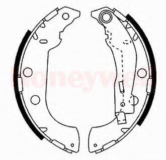 BENDIX 362359B Комплект гальмівних колодок