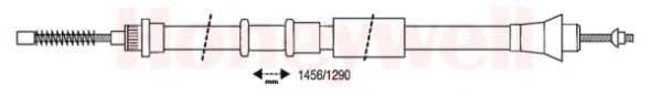 BENDIX 432645B Трос, стоянкова гальмівна система