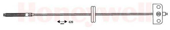 BENDIX 432800B Трос, стоянкова гальмівна система