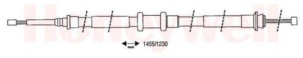 BENDIX 432995B Трос, стоянкова гальмівна система