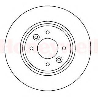 BENDIX 561617B гальмівний диск