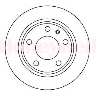 BENDIX 561989B гальмівний диск