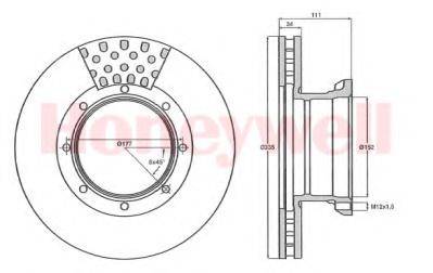 BENDIX 567767B гальмівний диск