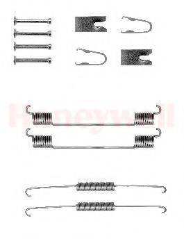 BENDIX 771293B Комплектуючі, гальмівна колодка