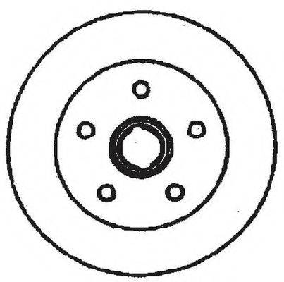 BENDIX 561493B гальмівний диск