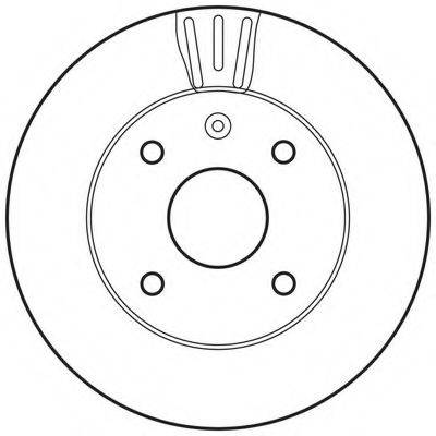 BENDIX 562662BC гальмівний диск