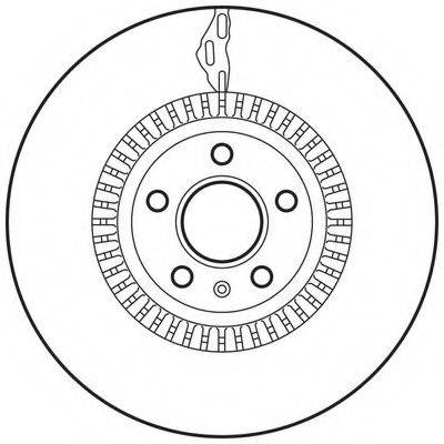 BENDIX 562771BC гальмівний диск