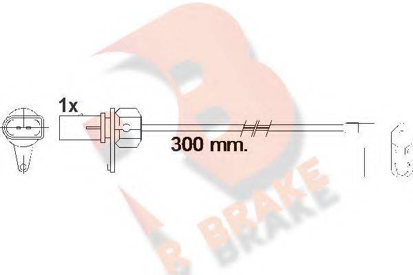 R BRAKE 610459RB Сигналізатор, знос гальмівних колодок