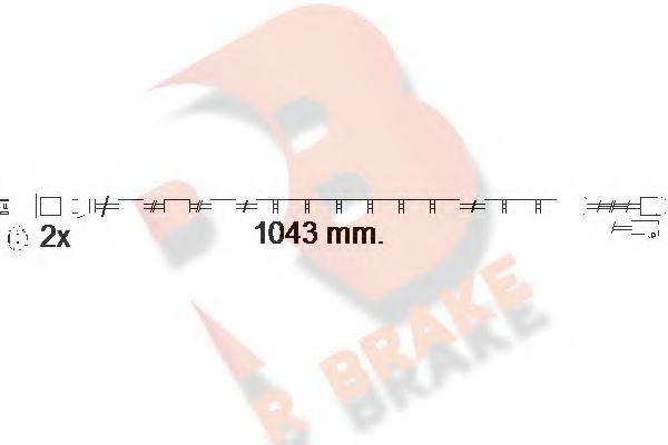 R BRAKE 610560RB Сигналізатор, знос гальмівних колодок