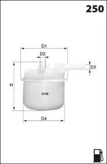 LUCAS FILTERS LFPF042 Паливний фільтр