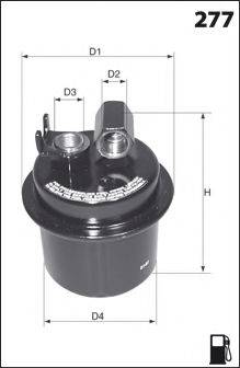 LUCAS FILTERS LFPF050 Паливний фільтр