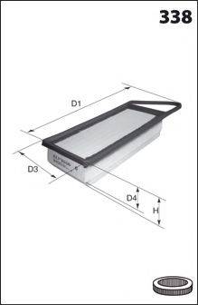 LUCAS FILTERS LFAF281 Повітряний фільтр