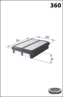 LUCAS FILTERS LFAF310 Повітряний фільтр