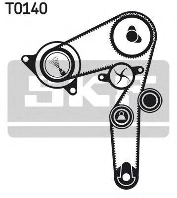 SKF VKMC02198 Водяний насос + комплект зубчастого ременя