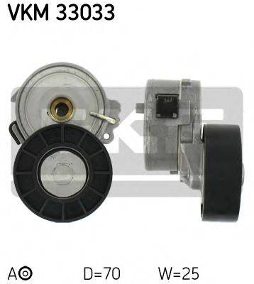 SKF VKM33033 Натяжний ролик, полікліновий ремінь