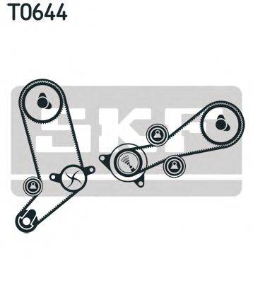 SKF VKMC012582 Водяний насос + комплект зубчастого ременя