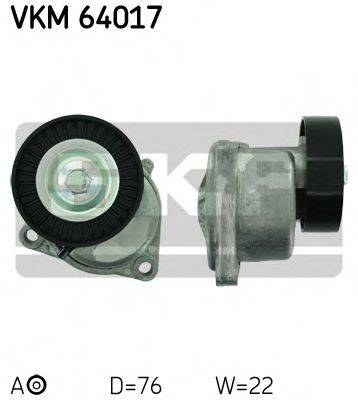 SKF VKM64017 Натяжний ролик, полікліновий ремінь