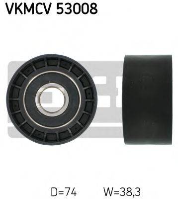 SKF VKMCV53008 Паразитний / провідний ролик, полікліновий ремінь