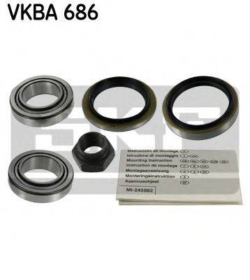 SKF VKBA686 Комплект підшипника маточини колеса