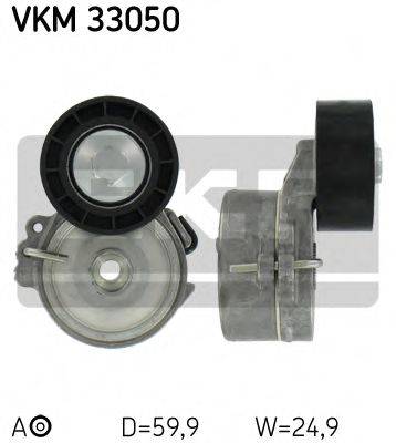 SKF VKM33050 Натяжний ролик, полікліновий ремінь