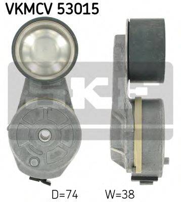 SKF VKMCV53015 Натяжний ролик, полікліновий ремінь