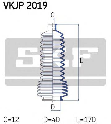 SKF VKJP2019 Комплект пильника, рульове керування