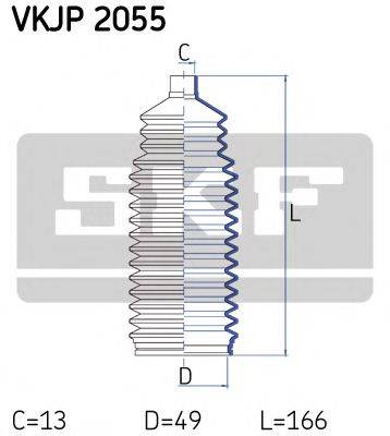 SKF VKJP2055 Комплект пильника, рульове керування