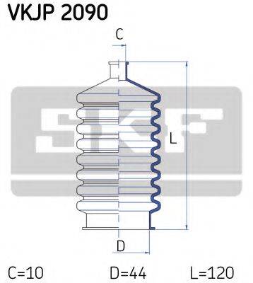 SKF VKJP2090 Комплект пильника, рульове керування